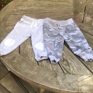 Splendid Grey & Camo Sweat pant bundle (12-18mths)